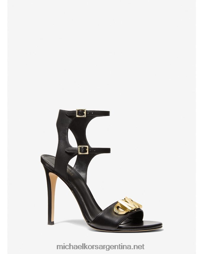 mujer negro sandalia parker de piel Michael Kors T46HB01971