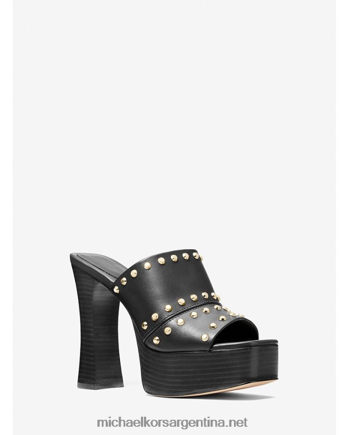 mujer negro sandalias jagger con plataforma y tachuelas Michael Kors T46HB01824