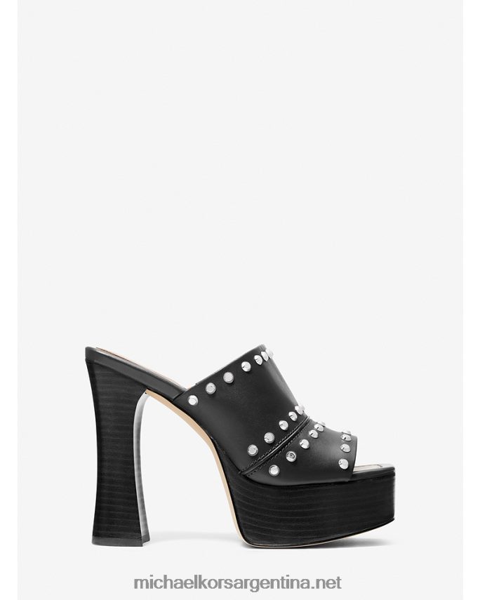 mujer negro sandalias jagger con plataforma y tachuelas Michael Kors T46HB01824