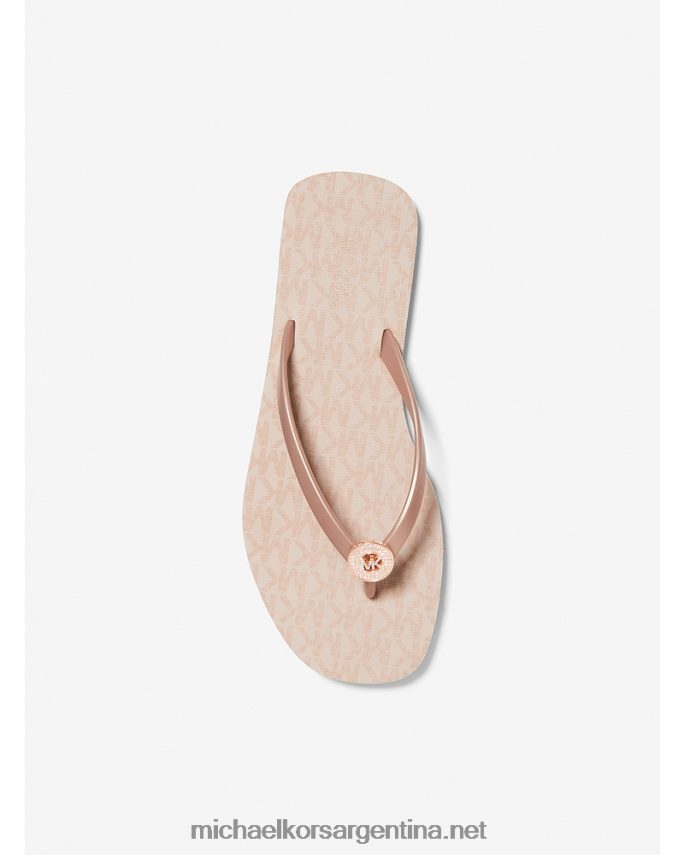 mujer rosegld/bllt chanclas con logo jinx Michael Kors T46HB01995