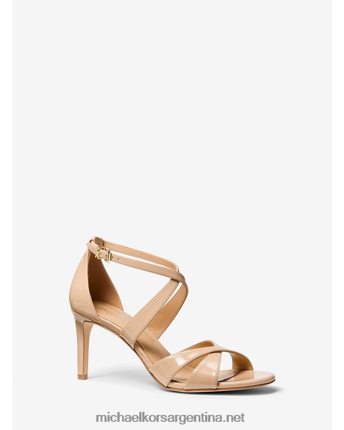 mujer rubor claro sandalia kinsley de charol sintético Michael Kors T46HB01937