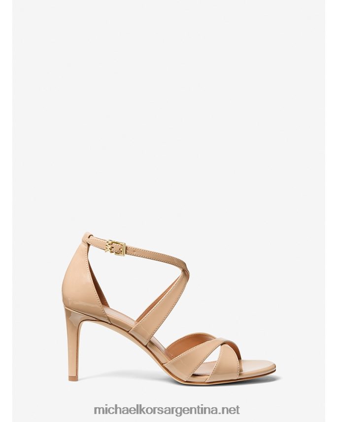 mujer rubor claro sandalia kinsley de charol sintético Michael Kors T46HB01937