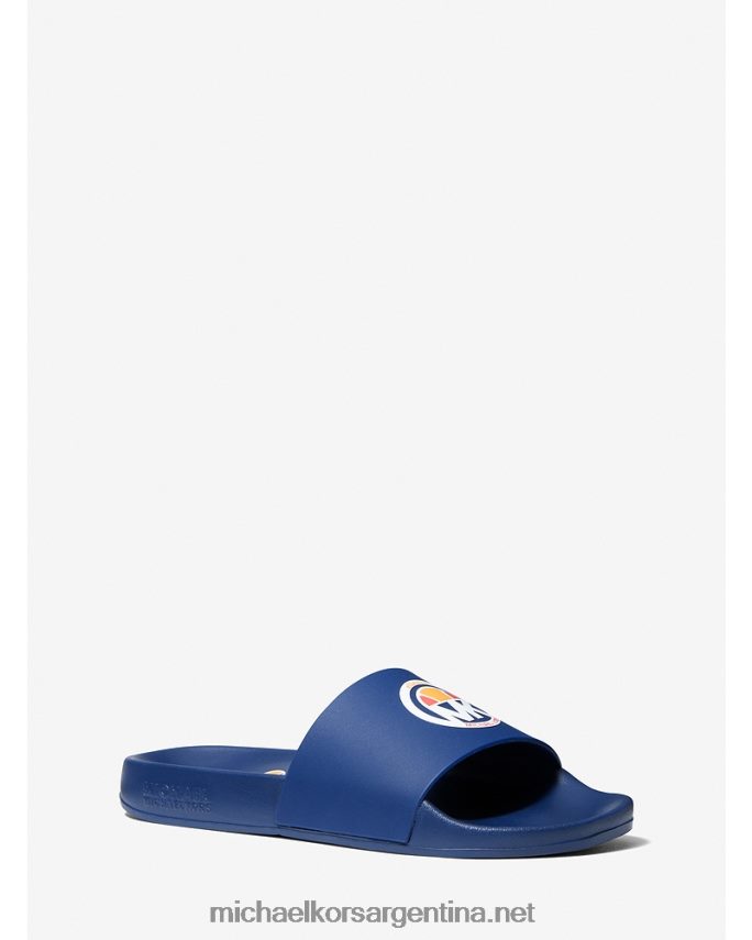 mujer vestido azul sandalias mk x ellesse gilmore de goma Michael Kors T46HB01974