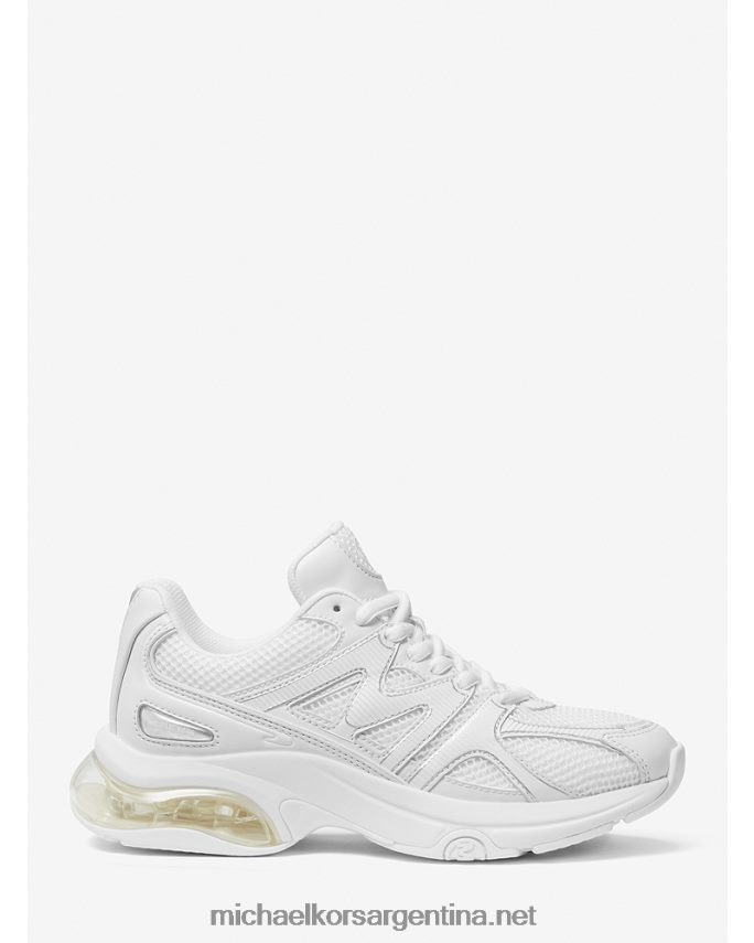 mujer Blanco óptico zapatilla kit extreme mesh y piel Michael Kors T46HB01777