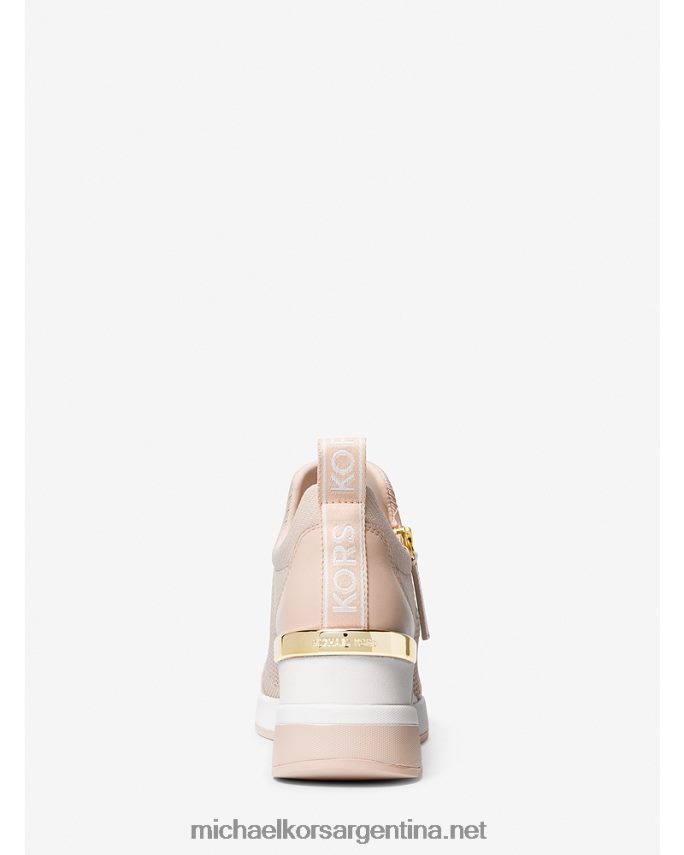 mujer Rosa suave tenis willis de punto elástico Michael Kors T46HB01709