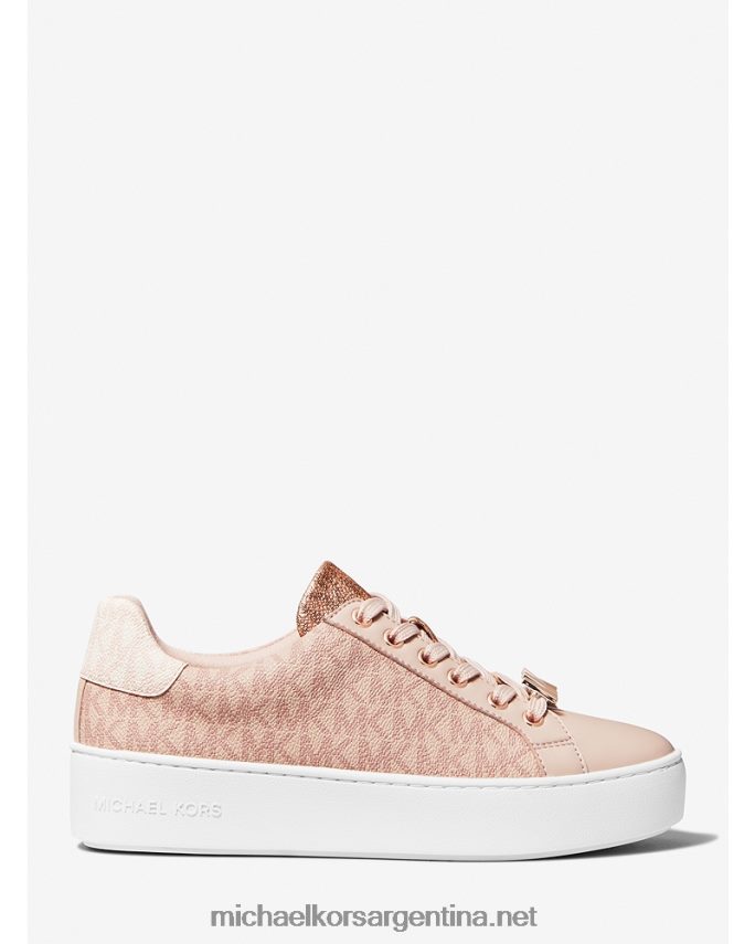 mujer ballet tenis amapola con diseño colour block y logo Michael Kors T46HB01814