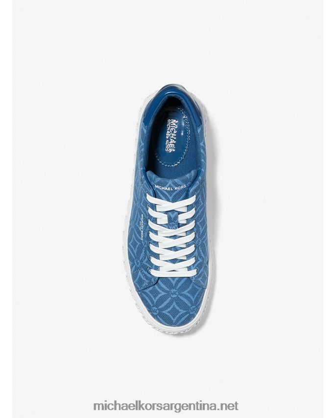 mujer herencia azul multi zapatillas Grove con logo en jacquard Michael Kors T46HB01801
