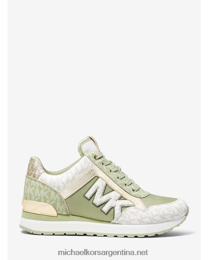 mujer lt sabio multi zapatilla con logotipo de maddy y malla Michael Kors T46HB01818