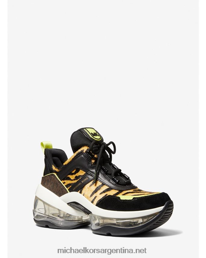 mujer negro Entrenador de medios mixtos extremos de Olympia Michael Kors T46HB01731