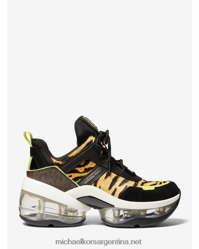 mujer negro Entrenador de medios mixtos extremos de Olympia Michael Kors T46HB01731