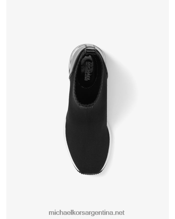 mujer negro tenis Skyler con calcetín de punto elástico Michael Kors T46HB01757