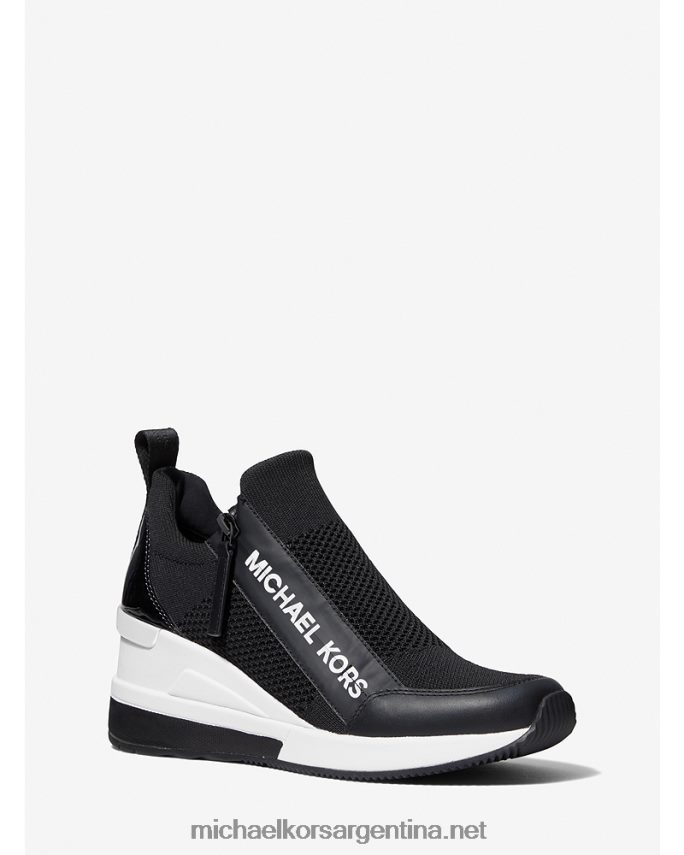 mujer negro tenis willis de punto elástico Michael Kors T46HB01713