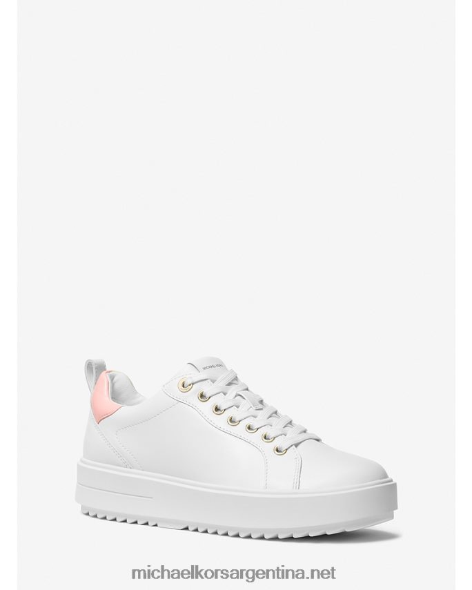 mujer rosa zapatillas Emmett de piel Michael Kors T46HB01705