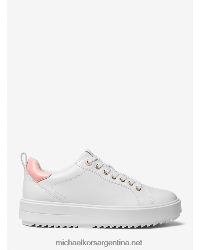 mujer rosa zapatillas Emmett de piel Michael Kors T46HB01705