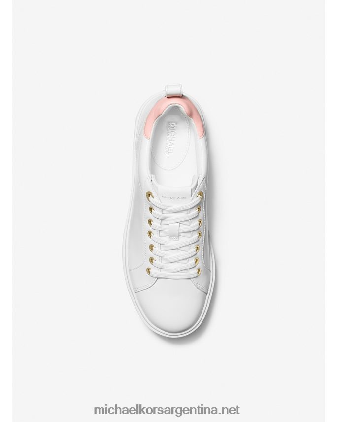 mujer rosa zapatillas Emmett de piel Michael Kors T46HB01705