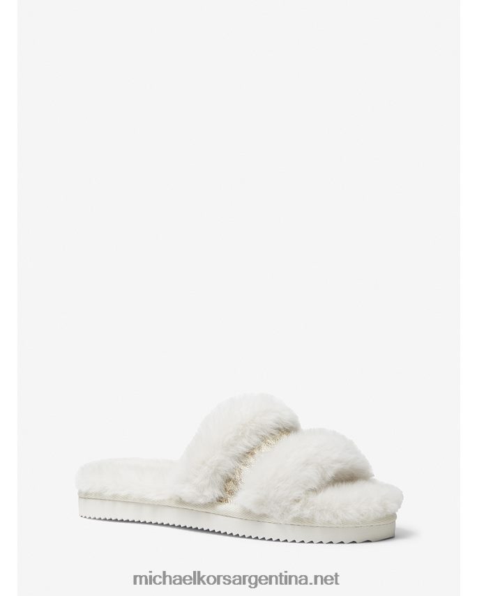 mujer crema sandalias scarlett de piel sintética Michael Kors T46HB02337