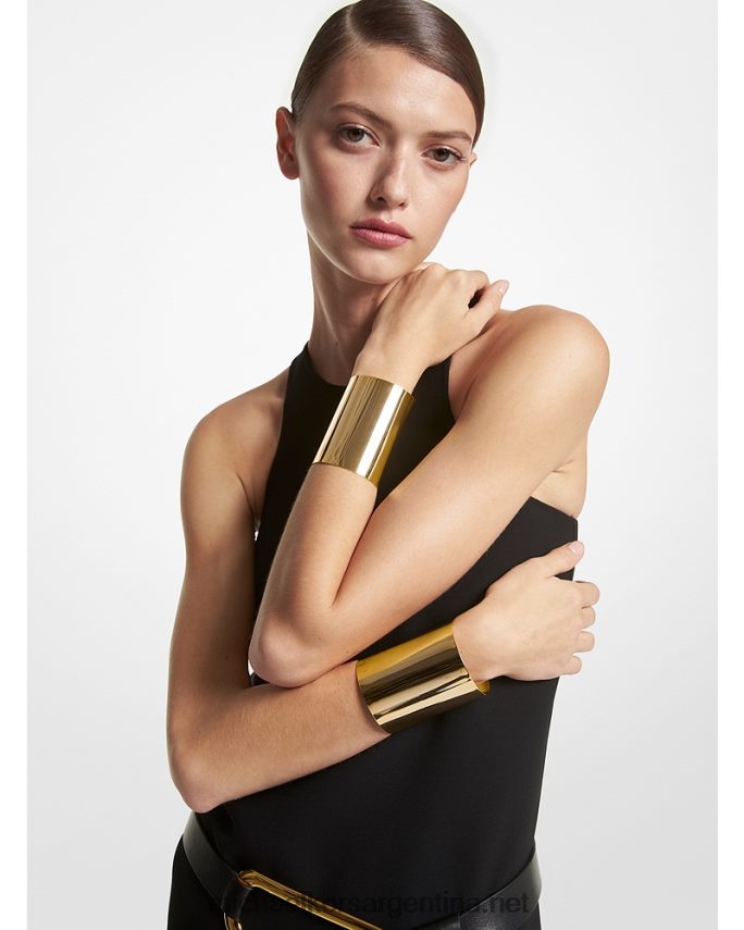 unisexo oro Brazalete de colección de latón chapado en metales preciosos Michael Kors T46HB03876