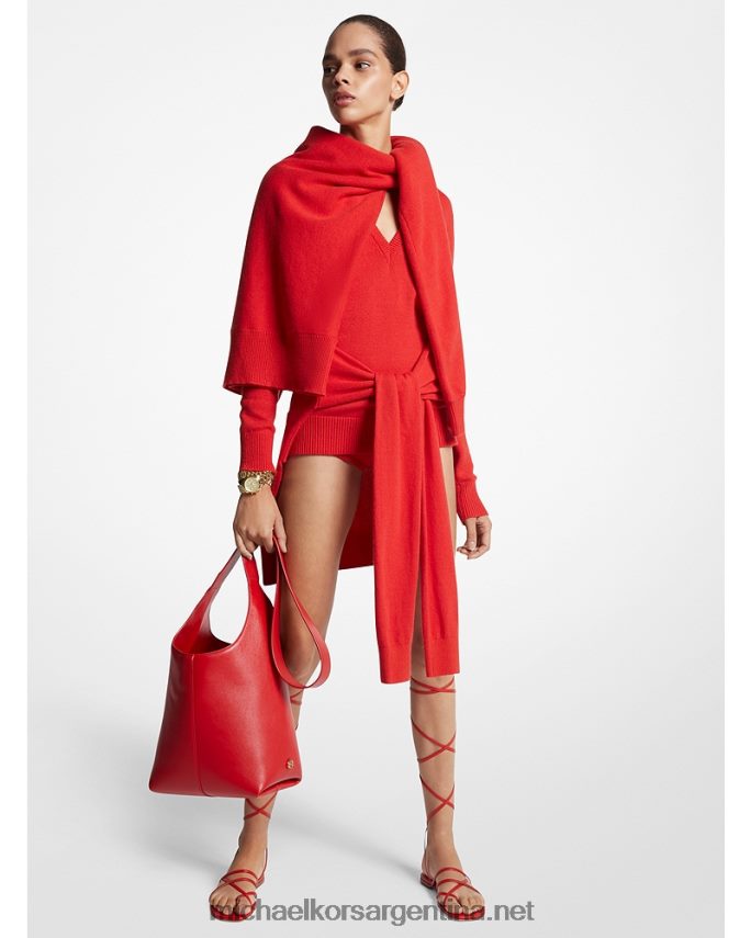 unisexo amapola Bufanda de suéter de cachemir de colección Michael Kors T46HB03487