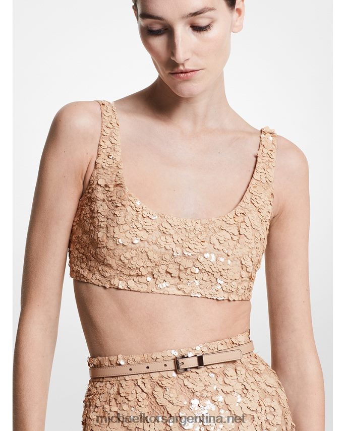 unisexo fuerte cinturón de colección de cuero Michael Kors T46HB03905