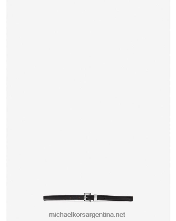 unisexo negro cinturón de colección de cuero Michael Kors T46HB03908