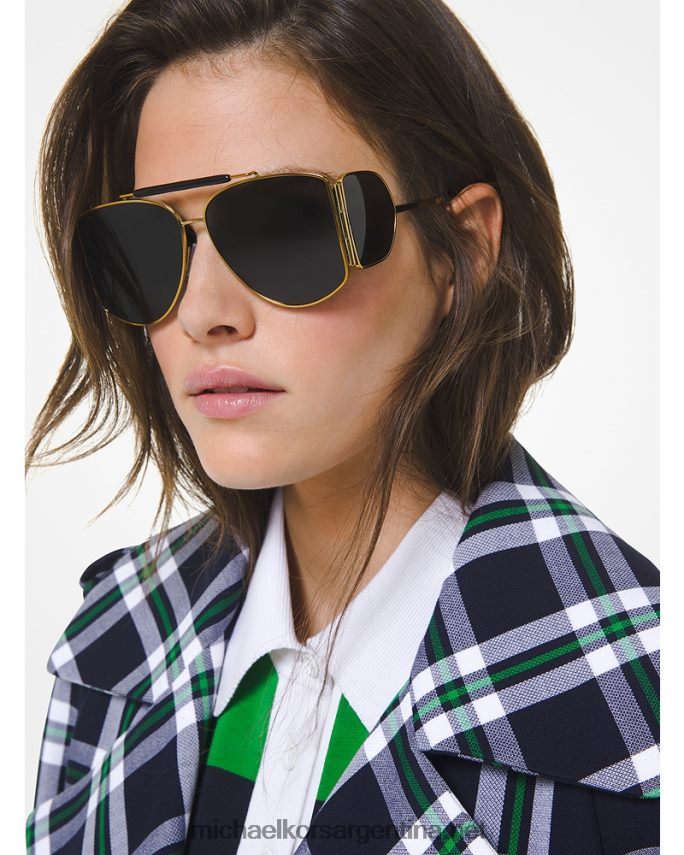 unisexo oro negro colección nash gafas de sol Michael Kors T46HB03921