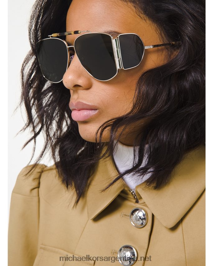 unisexo verde/plata colección nash gafas de sol Michael Kors T46HB03922