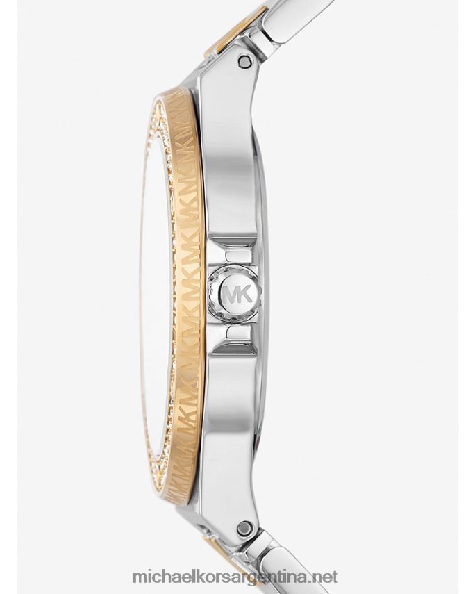 unisexo Dos tonos reloj lennox pavelogo Michael Kors T46HB04019