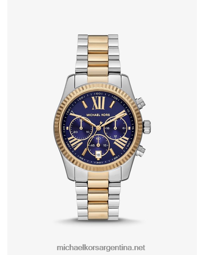 unisexo Dos tonos reloj lexington Michael Kors T46HB03974