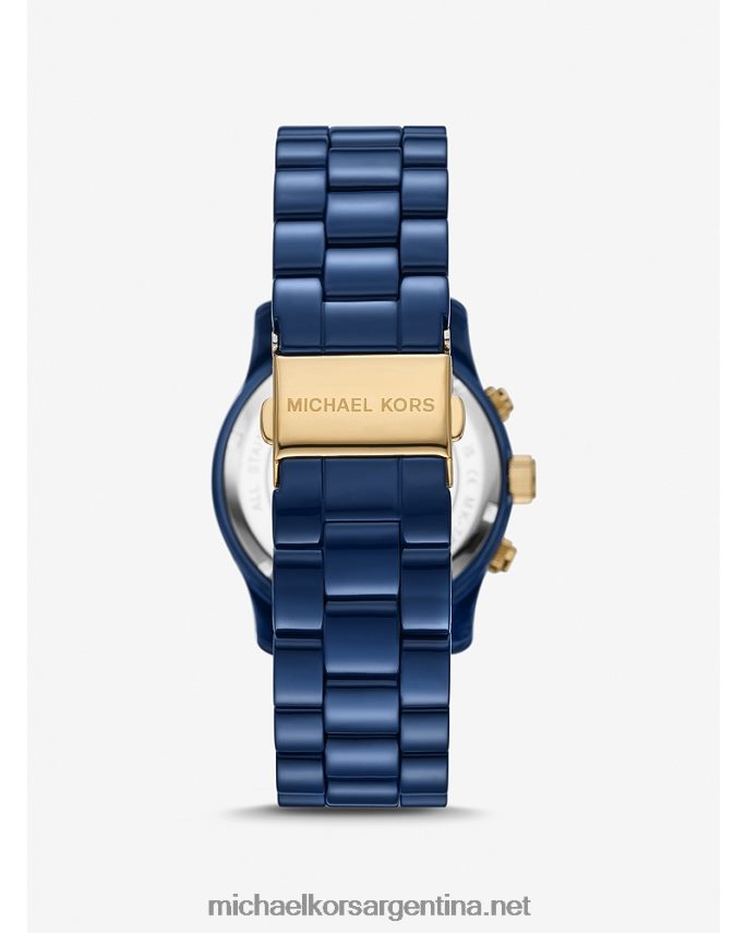 unisexo azul reloj de pista Michael Kors T46HB03959