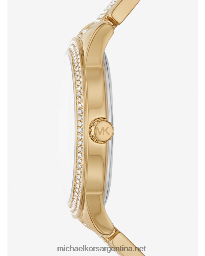 unisexo oro reloj tibby pave oversize Michael Kors T46HB04022