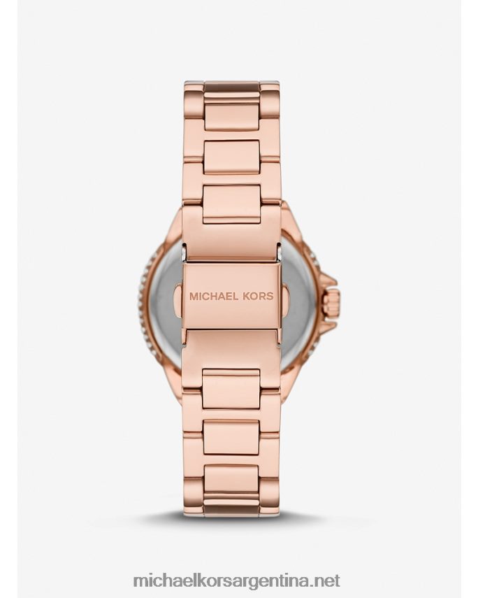 unisexo oro rosa mini reloj camille pave Michael Kors T46HB04032