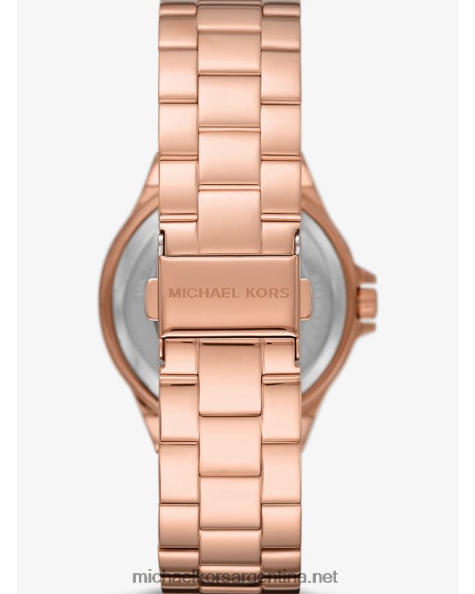 unisexo oro rosa reloj lennox pave logo Michael Kors T46HB04005