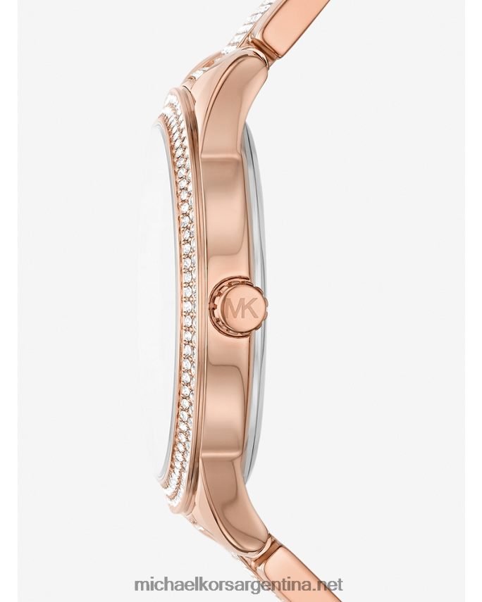 unisexo oro rosa reloj tibby pave oversize Michael Kors T46HB04021