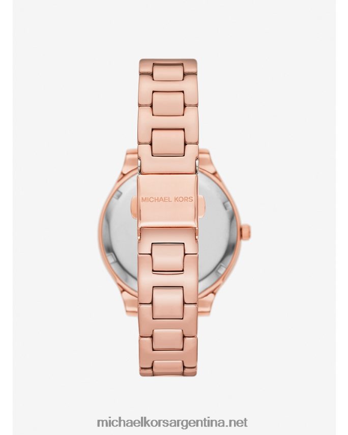 unisexo oro rosa set de regalo de reloj y pulsera liliane pave Michael Kors T46HB04026