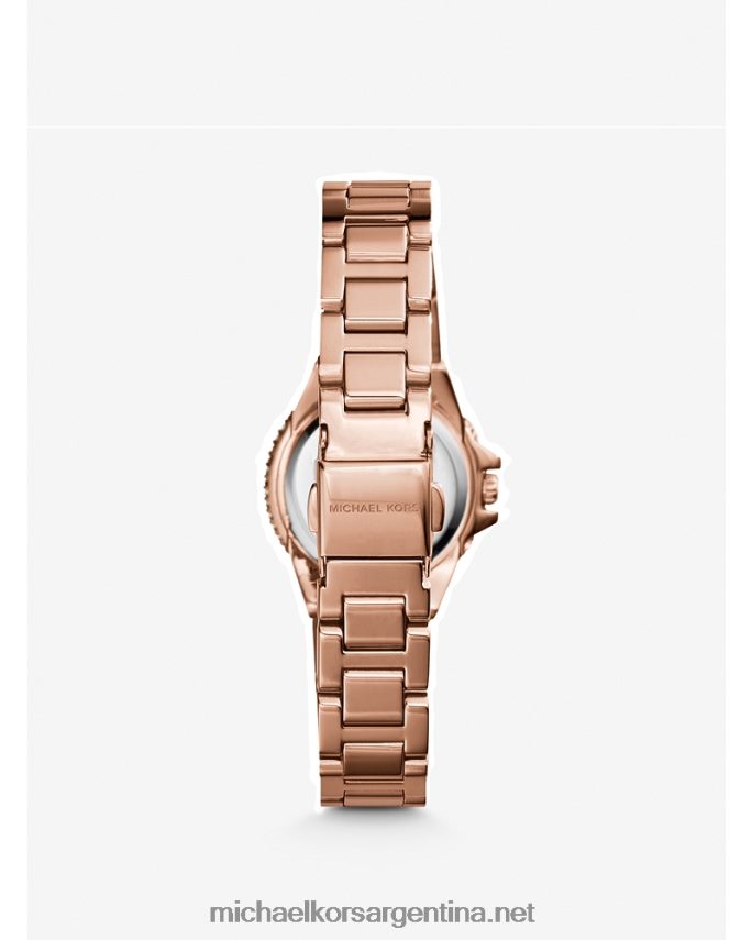 unisexo plata mini reloj camille pave Michael Kors T46HB03984