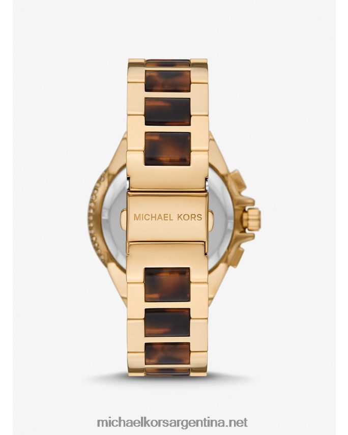 unisexo tortuga reloj oversize camille pave y carey de acetato Michael Kors T46HB03982