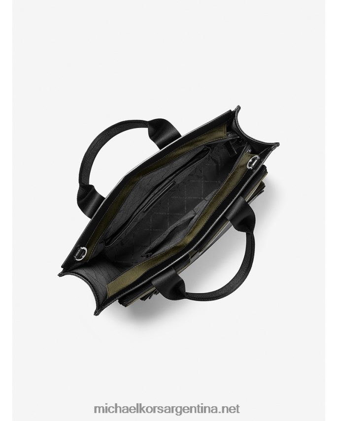 unisexo aceituna tote kent de nailon reciclado Michael Kors T46HB03939