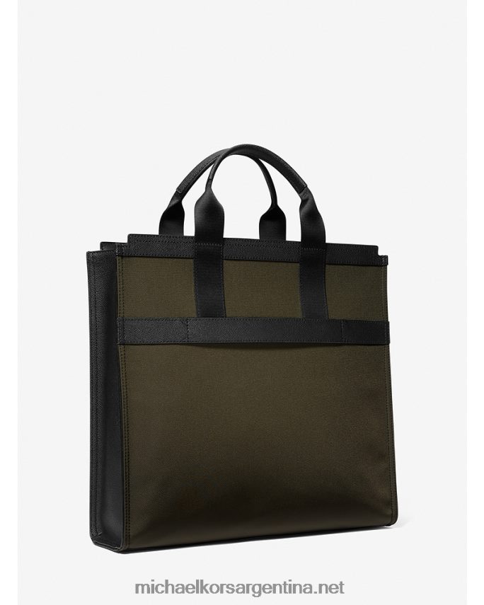 unisexo aceituna tote kent de nailon reciclado Michael Kors T46HB03939