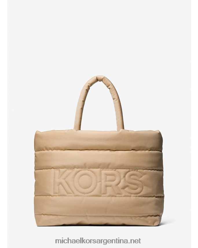unisexo camello tote kent acolchado de nailon reciclado Michael Kors T46HB03936