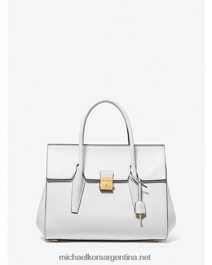 unisexo Blanco óptico bolso satchel mediano colección campbell de piel Michael Kors T46HB03791