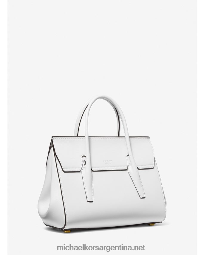 unisexo Blanco óptico bolso satchel mediano colección campbell de piel Michael Kors T46HB03791