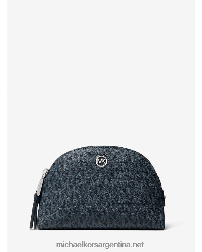 unisexo admrl/plazul bolso de mano heritage grande con cremallera y logo Michael Kors T46HB03944