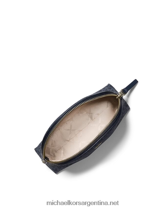 unisexo admrl/plazul bolso de mano heritage grande con cremallera y logo Michael Kors T46HB03944