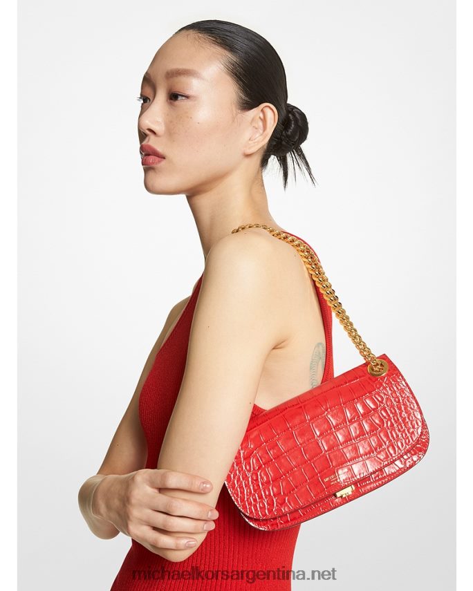 unisexo amapola bolso sobre mini colección christie de piel repujada de cocodrilo Michael Kors T46HB03787