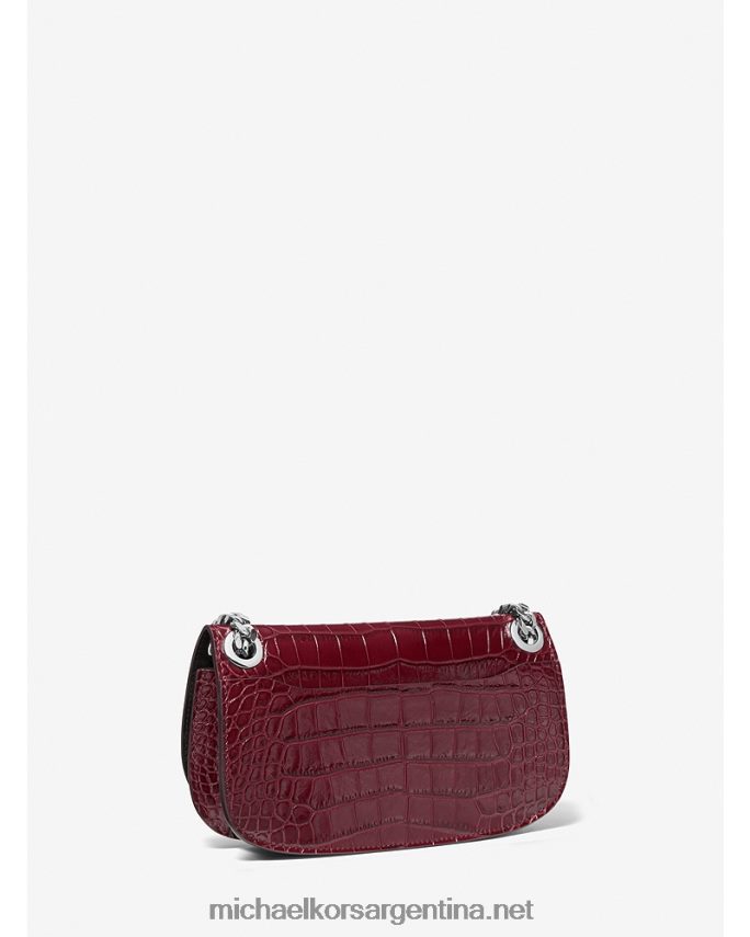 unisexo borgoña bolso sobre mini colección christie de piel repujada de cocodrilo Michael Kors T46HB03808