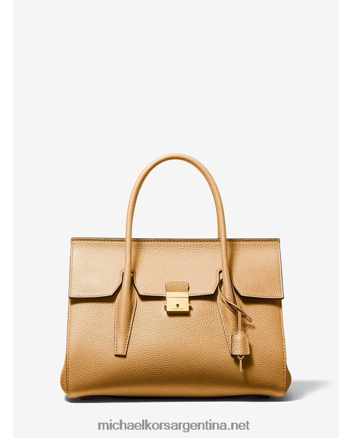 unisexo camello bolso satchel mediano collection campbell de piel granulada Michael Kors T46HB03798