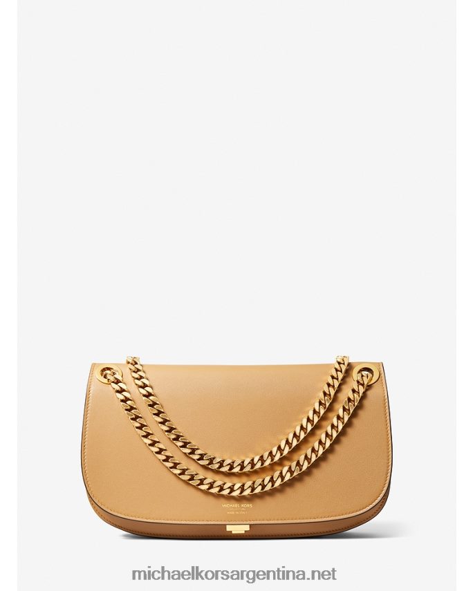 unisexo camello bolso sobre mediano colección christie de piel Michael Kors T46HB03809