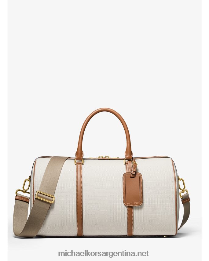 unisexo equipaje bolso de fin de semana de piel y lona de algodón bond colección mkc y 007 Michael Kors T46HB03812