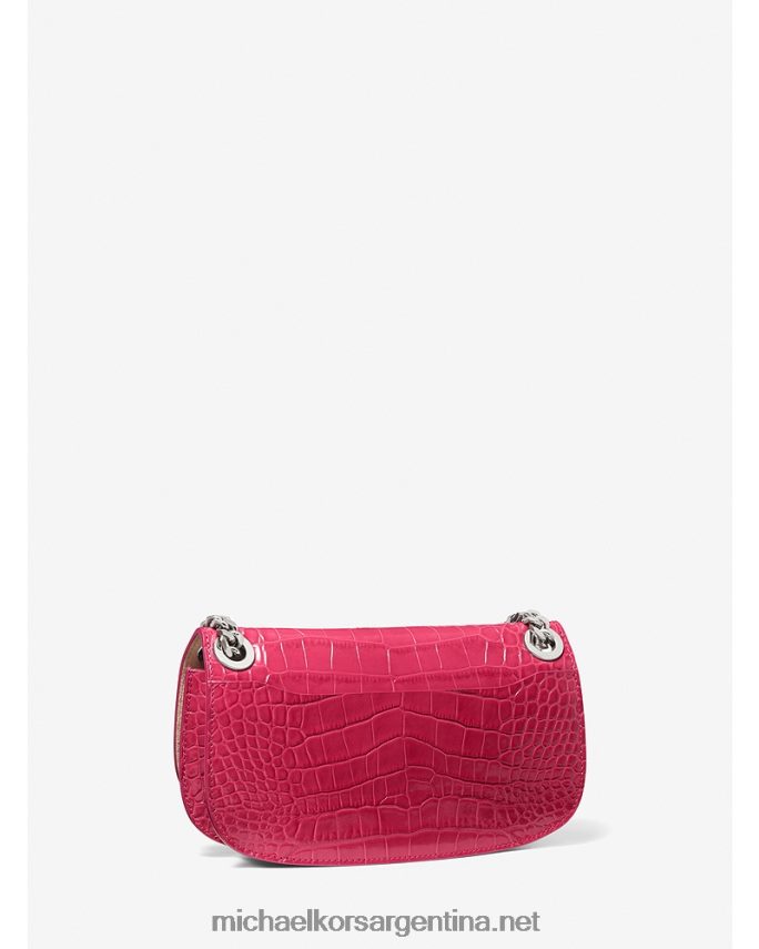 unisexo fucsia bolso sobre mini colección christie de piel repujada de cocodrilo Michael Kors T46HB03807