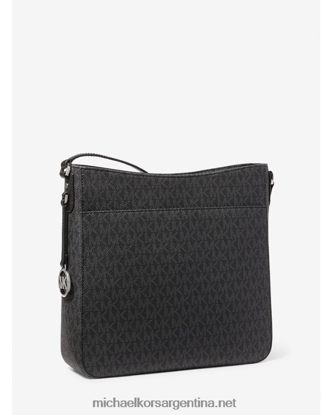 unisexo negro bolso messenger jet set travel con logo grande Michael Kors T46HB03946